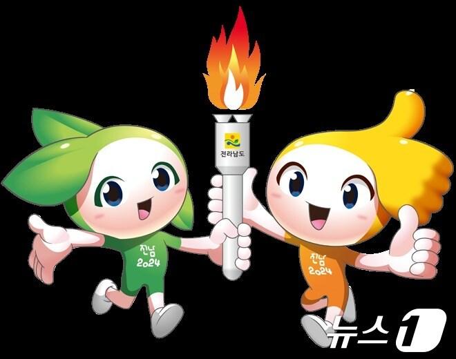 본문 이미지 - 전국소년체전 엠블럼.(전남도 제공) 2024.4.23/뉴스1