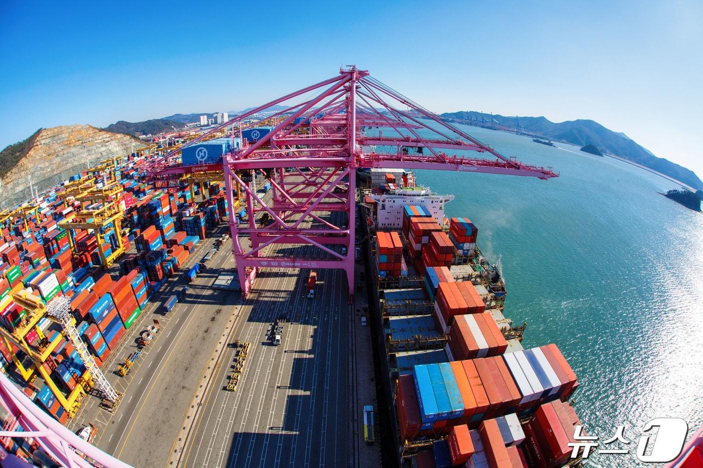 본문 이미지 - 한진 자회사 '한진부산컨테이너터미널(HJNC)(한진 제공) 