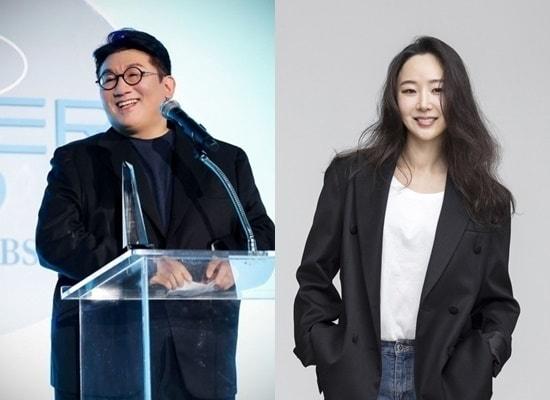 본문 이미지 - 하이브 방시혁 의장(왼쪽), 어도어 민희진 대표