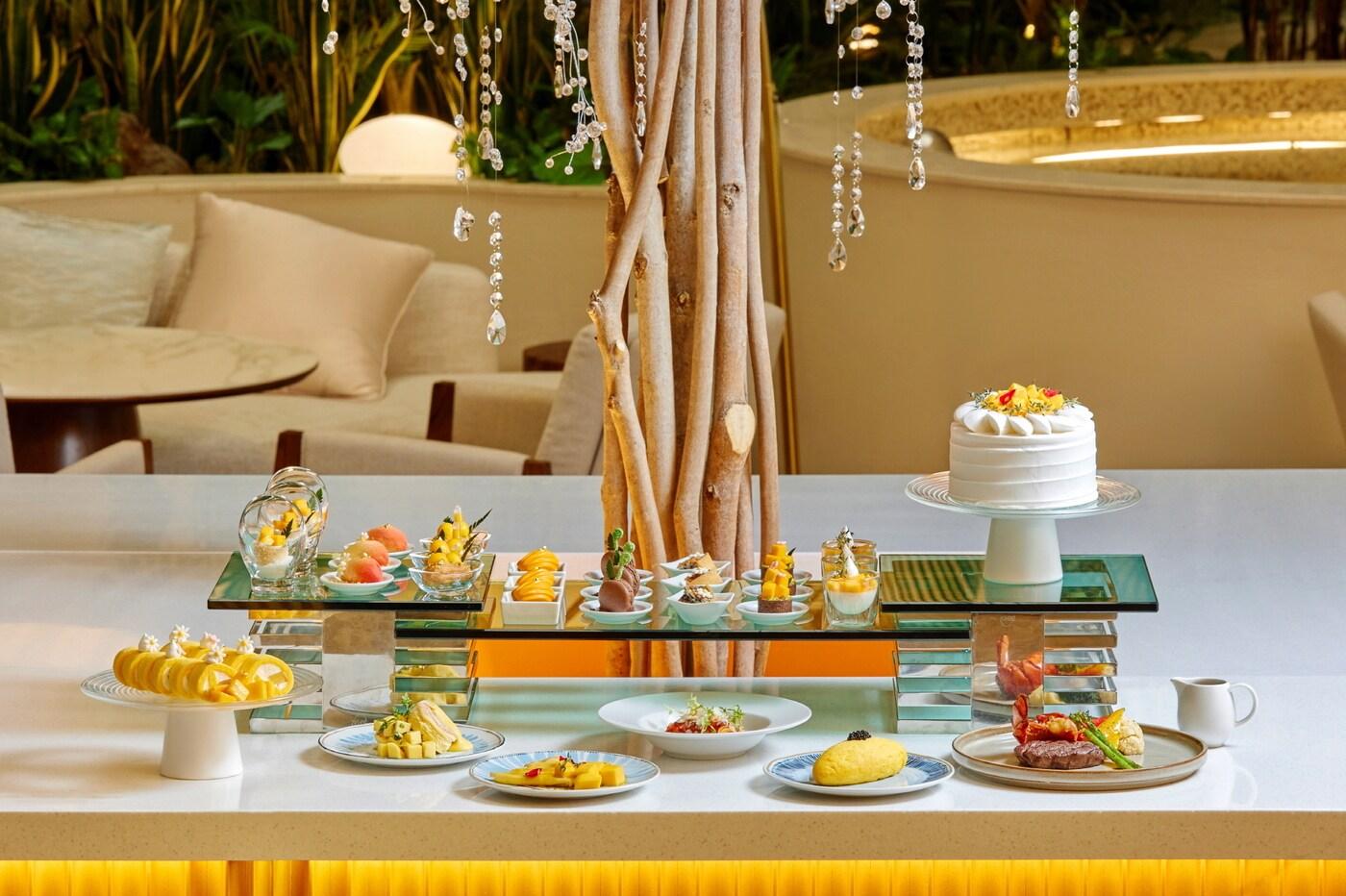 본문 이미지 - 애플망고 가든(파르나스호텔 제공). 