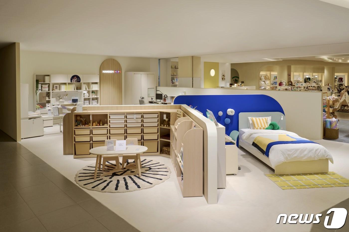 수원 롯데백화점 한샘 키즈 매장(한샘 제공) 