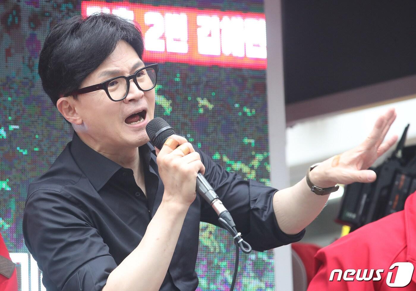본문 이미지 - 한동훈 국민의힘 총괄선거대책위원장. 2024.4.3/뉴스1 ⓒ News1 임세영 기자