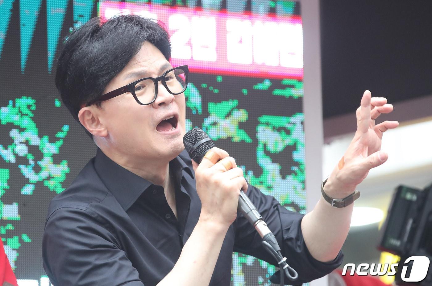 본문 이미지 - 한동훈 국민의힘 총괄선거대책위원장 2024.4.3/뉴스1 ⓒ News1 임세영 기자