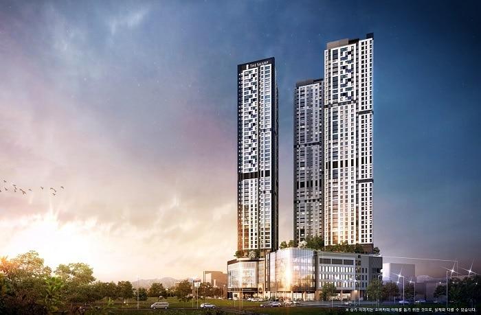 본문 이미지 -  더샵 동성로센트리엘 투시도.