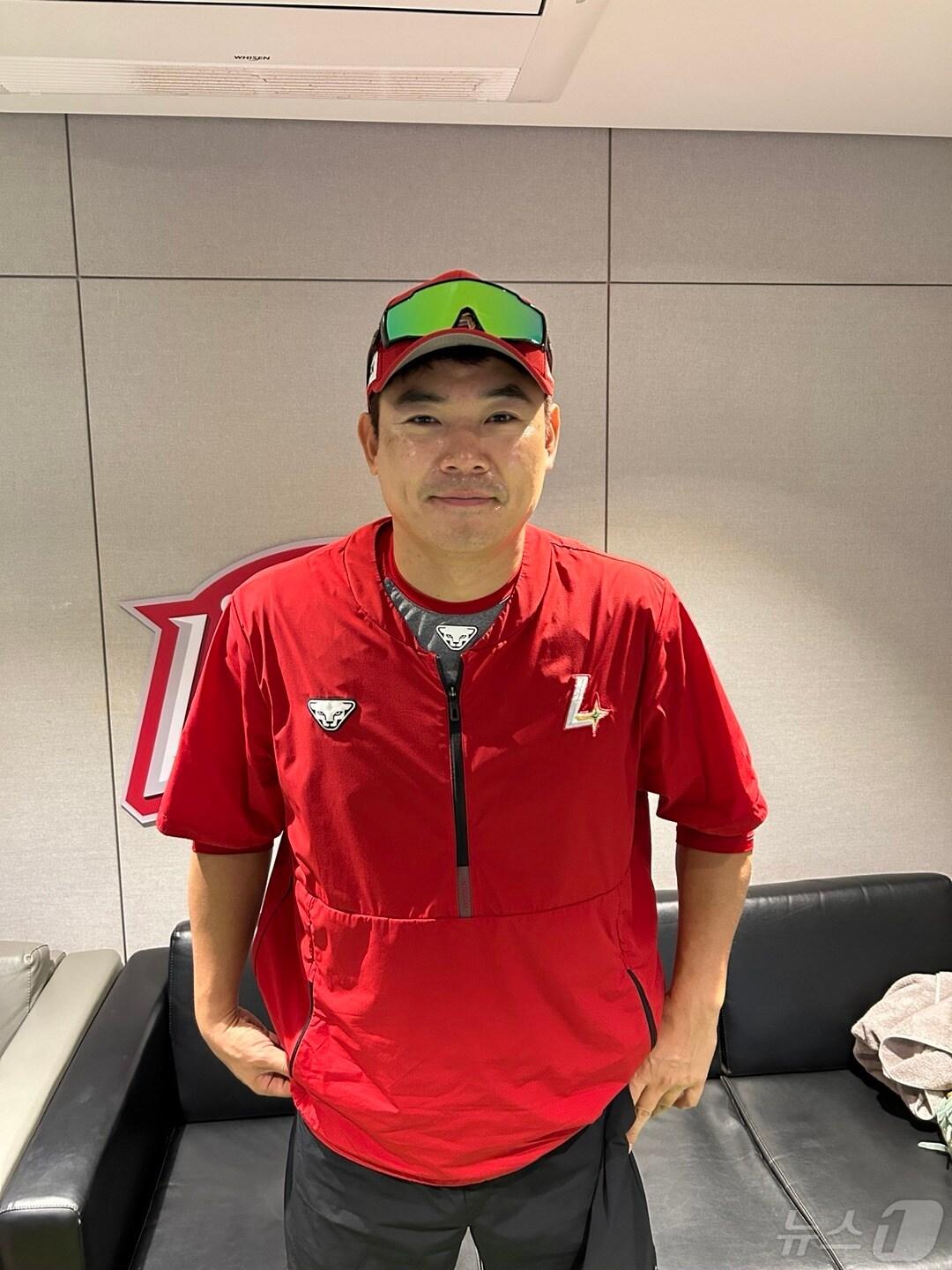 본문 이미지 - 인천 SSG랜더스필드에서 뉴스1과 인터뷰를 진행한 SSG 투수 노경은. ⓒ News1 문대현 기자