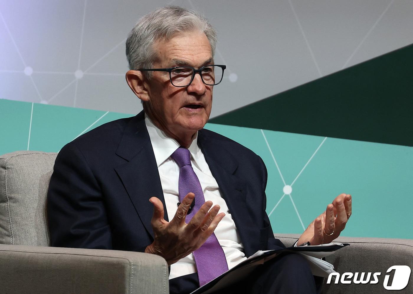 본문 이미지 - 제롬 파월 미국 연방준비제도(Fed·연준) 의장. ⓒ AFP=뉴스1 ⓒ News1 우동명 기자