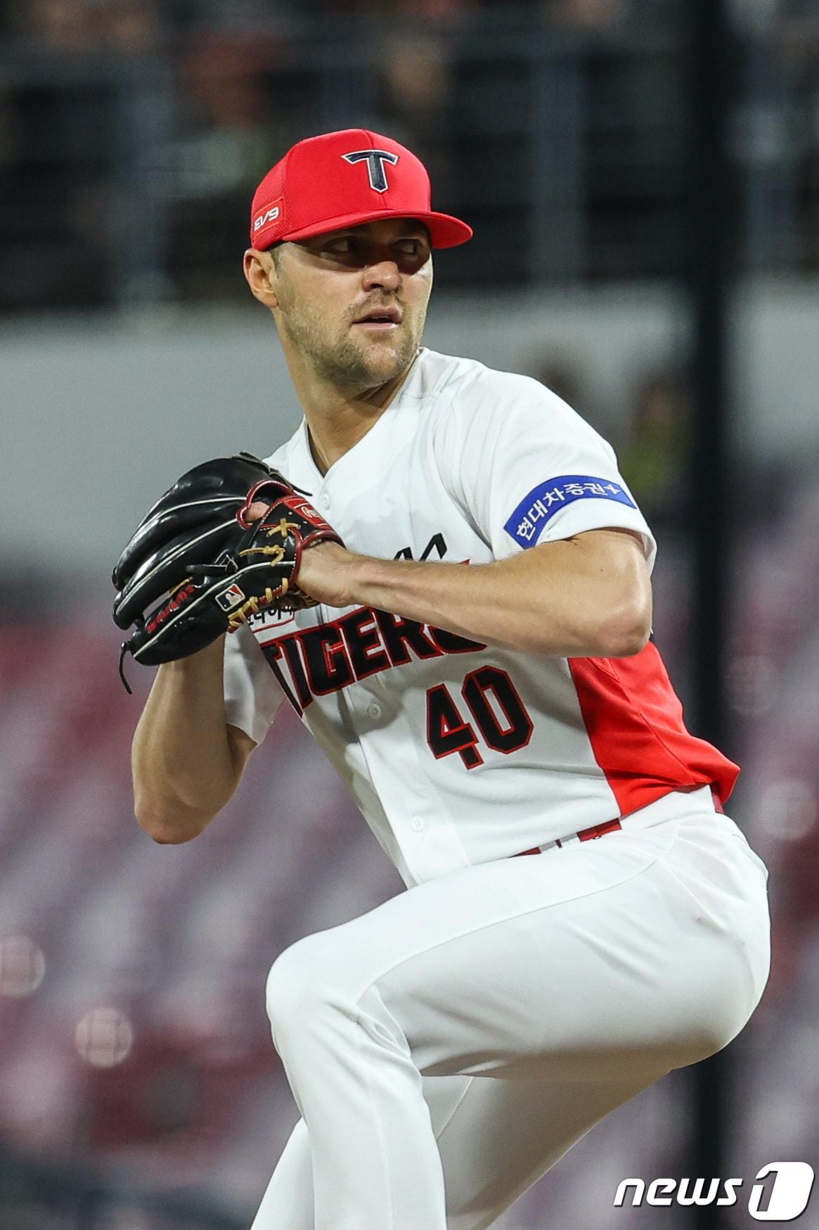 본문 이미지 - KIA 타이거즈 제임스 네일이 KBO리그 첫 2경기에서 호투를 이어가고 있다. (KIA 제공)