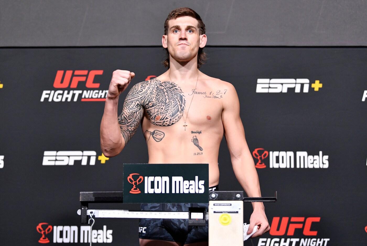  UFC 6연승을 달리고 있는 브렌던 앨런. (UFC 제공)