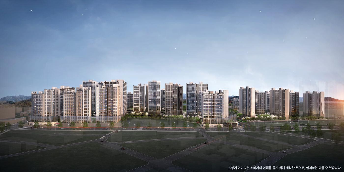 '운암자이포레나 퍼스티체' 투시도(GS건설).