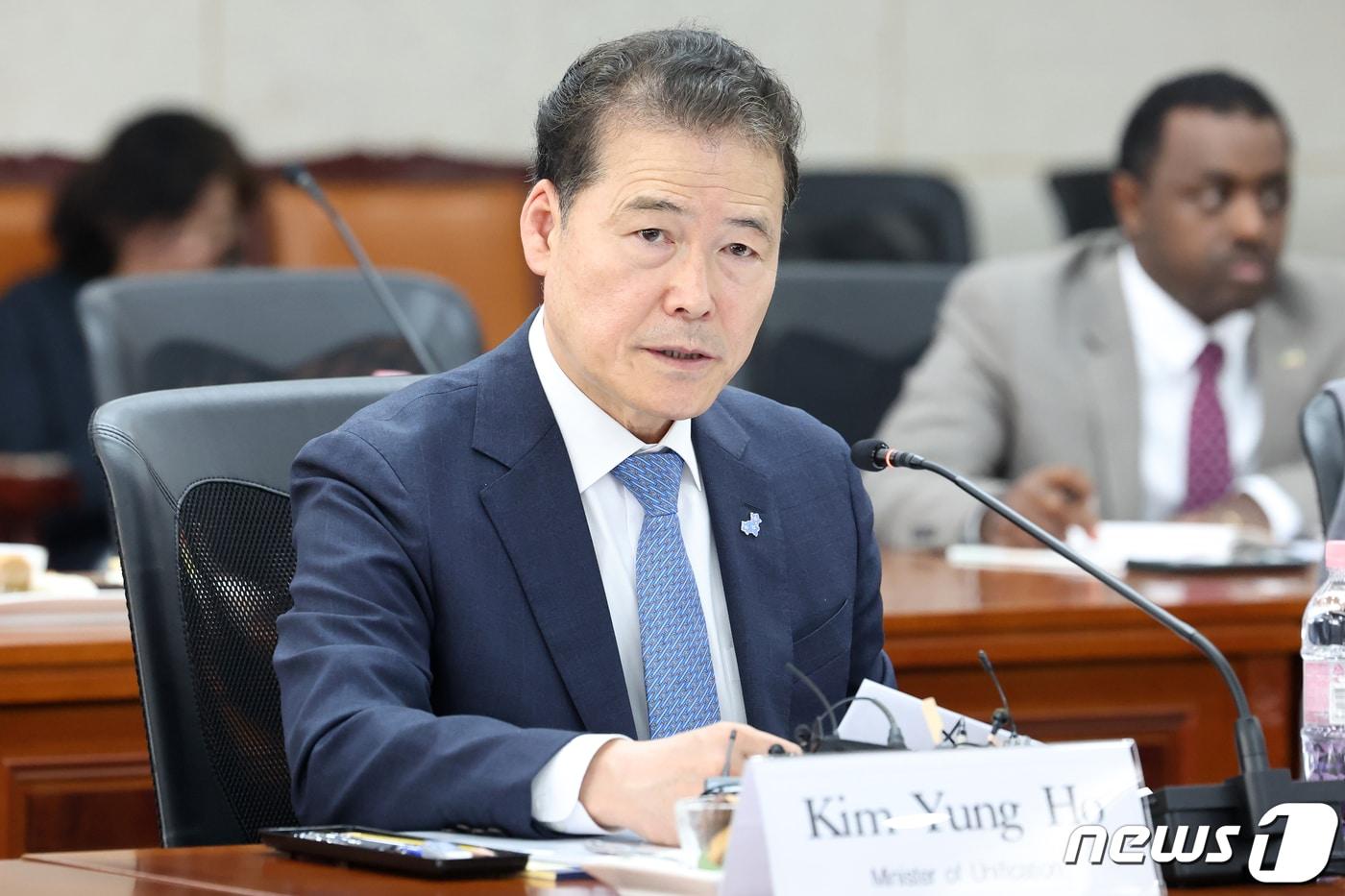 본문 이미지 - 김영호 통일부장관. /뉴스1 ⓒ News1 민경석 기자