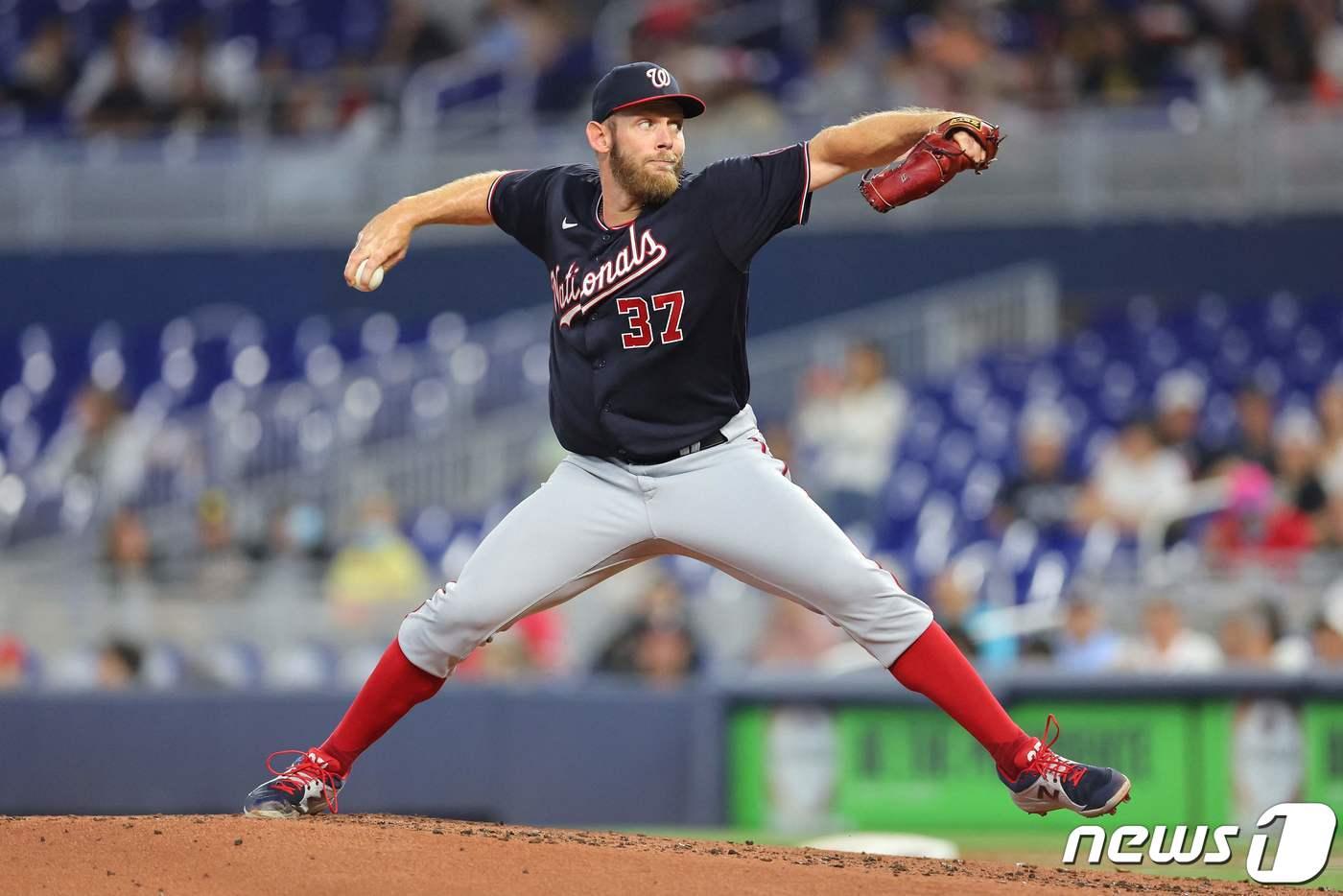 스티븐 스트라스버그가 남은 연봉 1억500만 달러를 모두 수령하게 됐다. ⓒ AFP=뉴스1