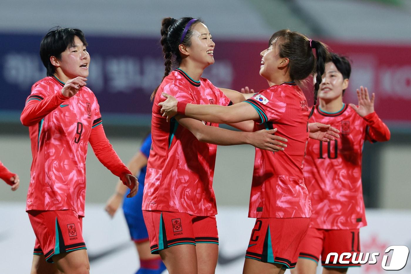 여자 축구대표팀이 10월 일본 원정 평가전을 치른다. /뉴스1 ⓒ News1 안은나 기자