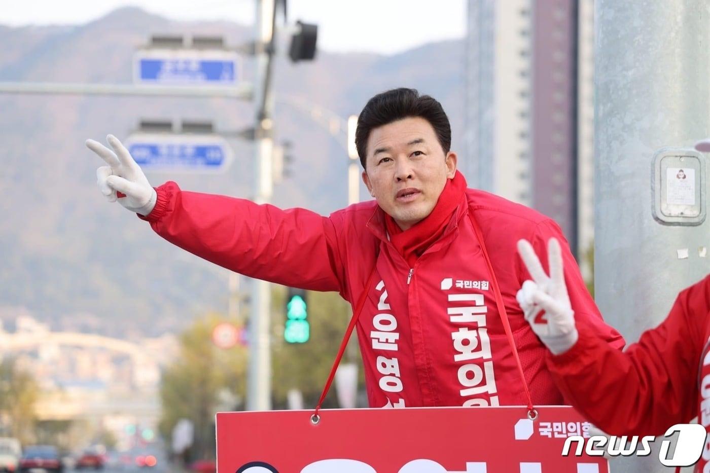 본문 이미지 - 윤영석 국민의힘 경남 양산갑 후보.(윤 후보 페이스북 캡쳐)