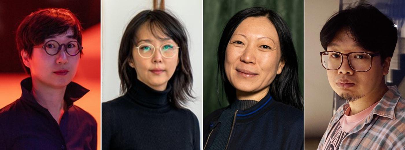 국립현대미술관 '올해의 작가상 2024' 후원작가로 선정된 권하윤, 윤지영, 제인 진 카이젠, 양정욱(왼쪽부터). ⓒ 뉴스1 신웅수 기자 