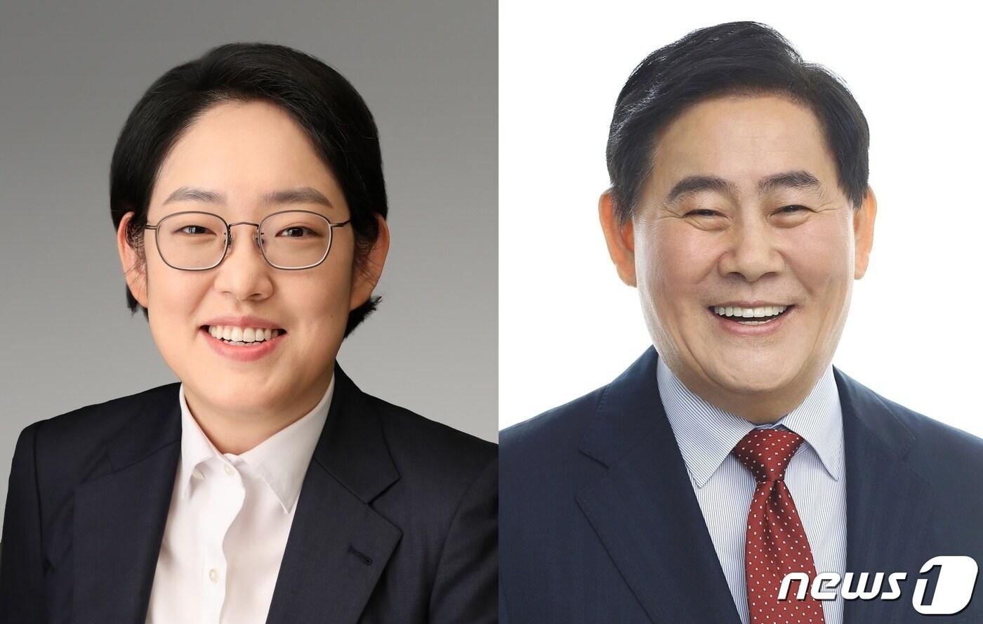 본문 이미지 - 경산시 조지연(왼쪽), 최경환 후보(자료사진)/뉴스1