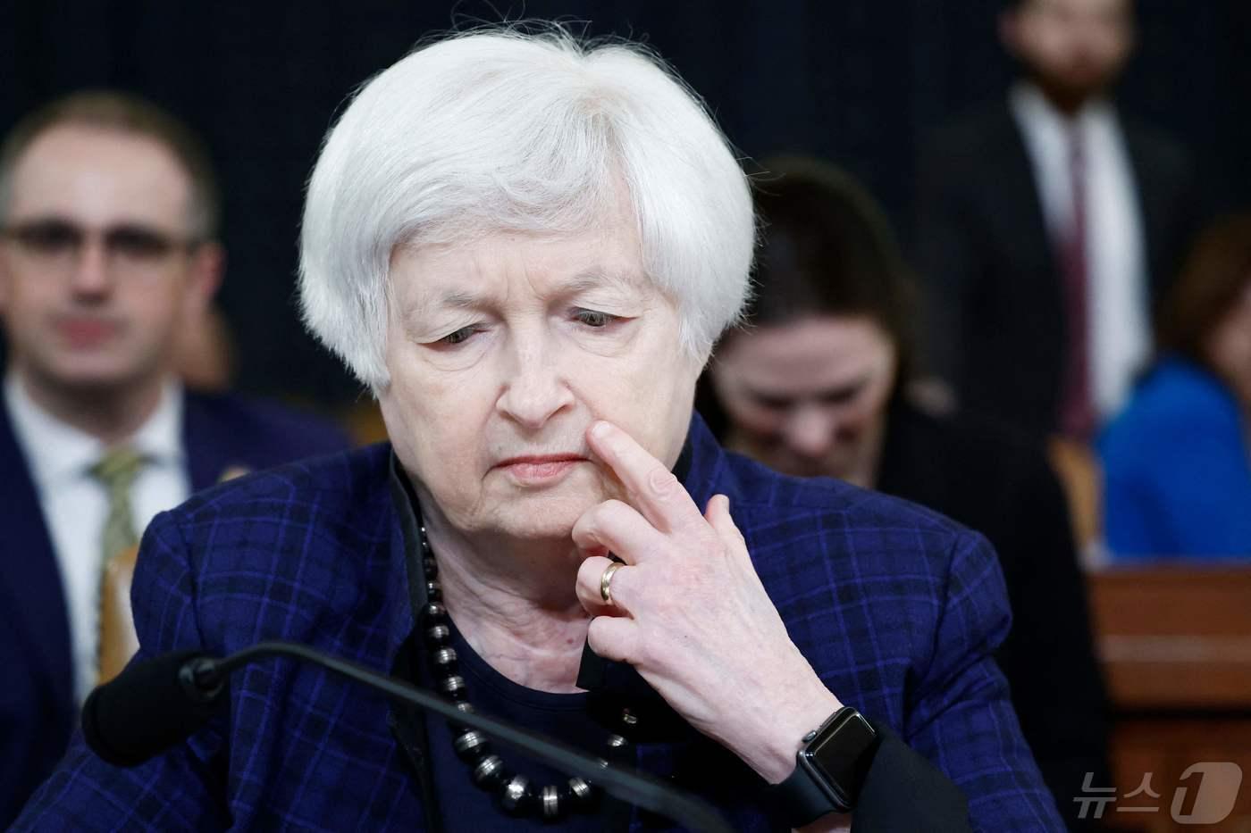 본문 이미지 - 재닛 옐런 미국 재무장관.2024.05.01 ⓒ AFP=뉴스1 ⓒ News1 우동명 기자