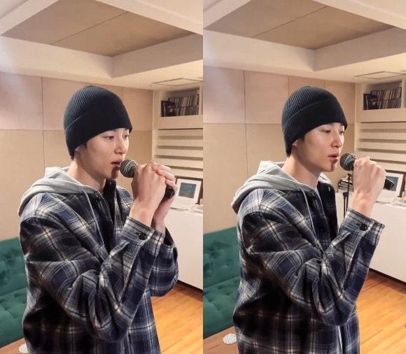 본문 이미지 - 변우석(변우석 위버스 영상 갈무리)