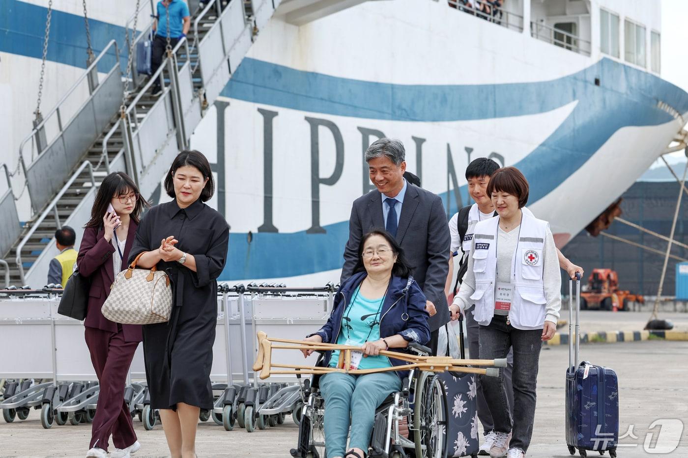  지난해 5월 러시아 블라디보스토크에서 영주귀국한 사할린 동포 김옥화 씨.(재외동포청 제공) 2024.5.11/뉴스1 ⓒ News1 민경석 기자