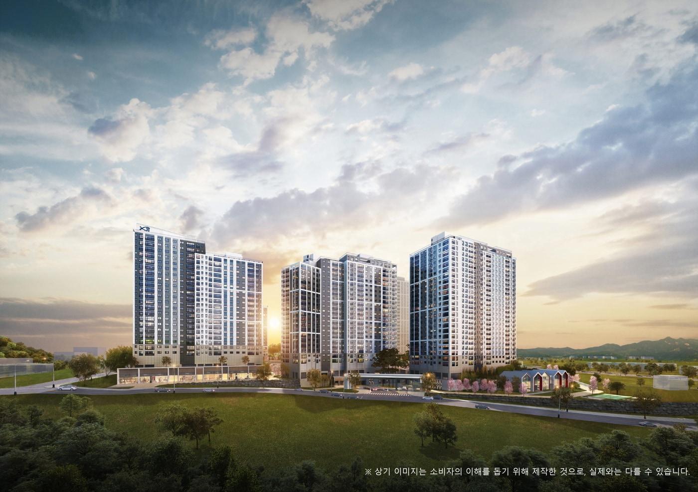 '이천 자이 더 레브' 투시도(GS건설).