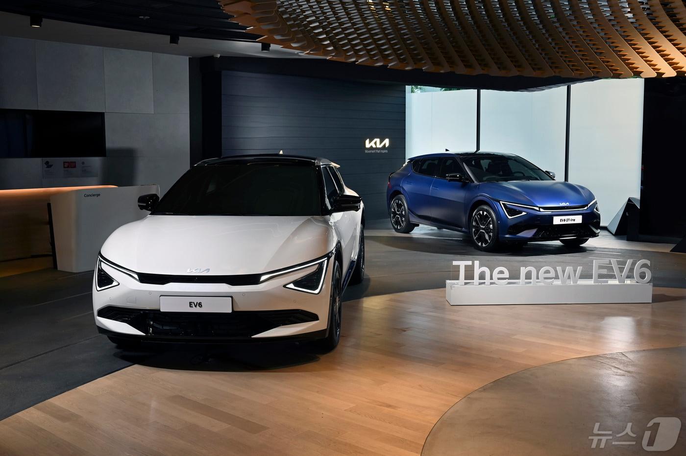 기아는 13일  서울 강남구 압구정동 기아360에서 '더 뉴 EV6' 미디어데이를 개최했다.(기아 제공)