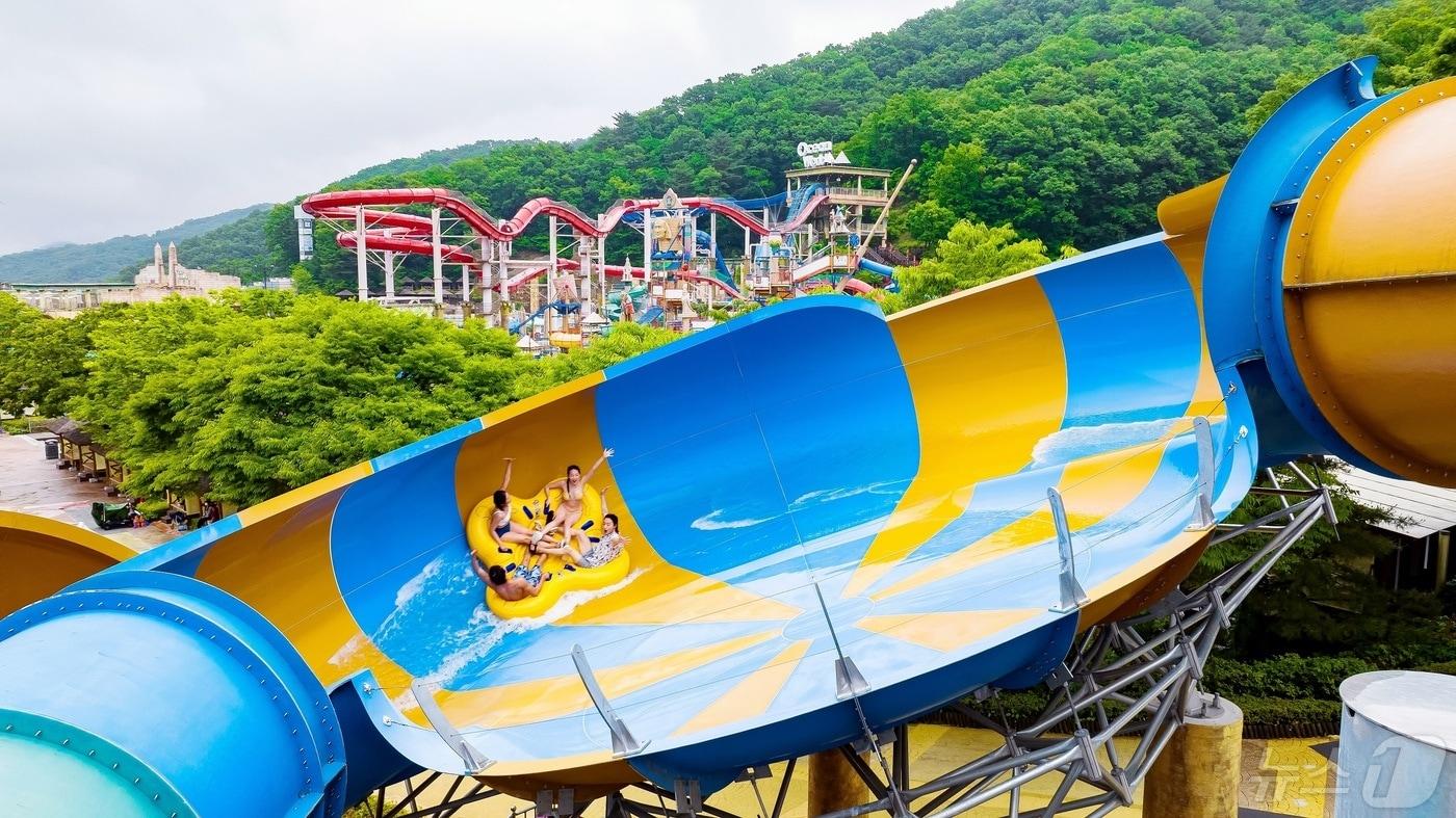 오션월드 '더블스핀 어트랙션'의 모습.(소노인터내셔널 제공)