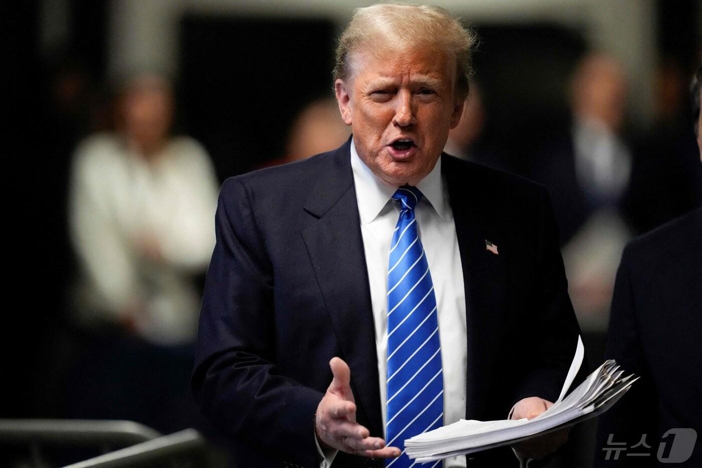 도널드 트럼프 전 미국 대통령. 2024.05.14 ⓒ AFP=뉴스1 ⓒ News1 우동명 기자