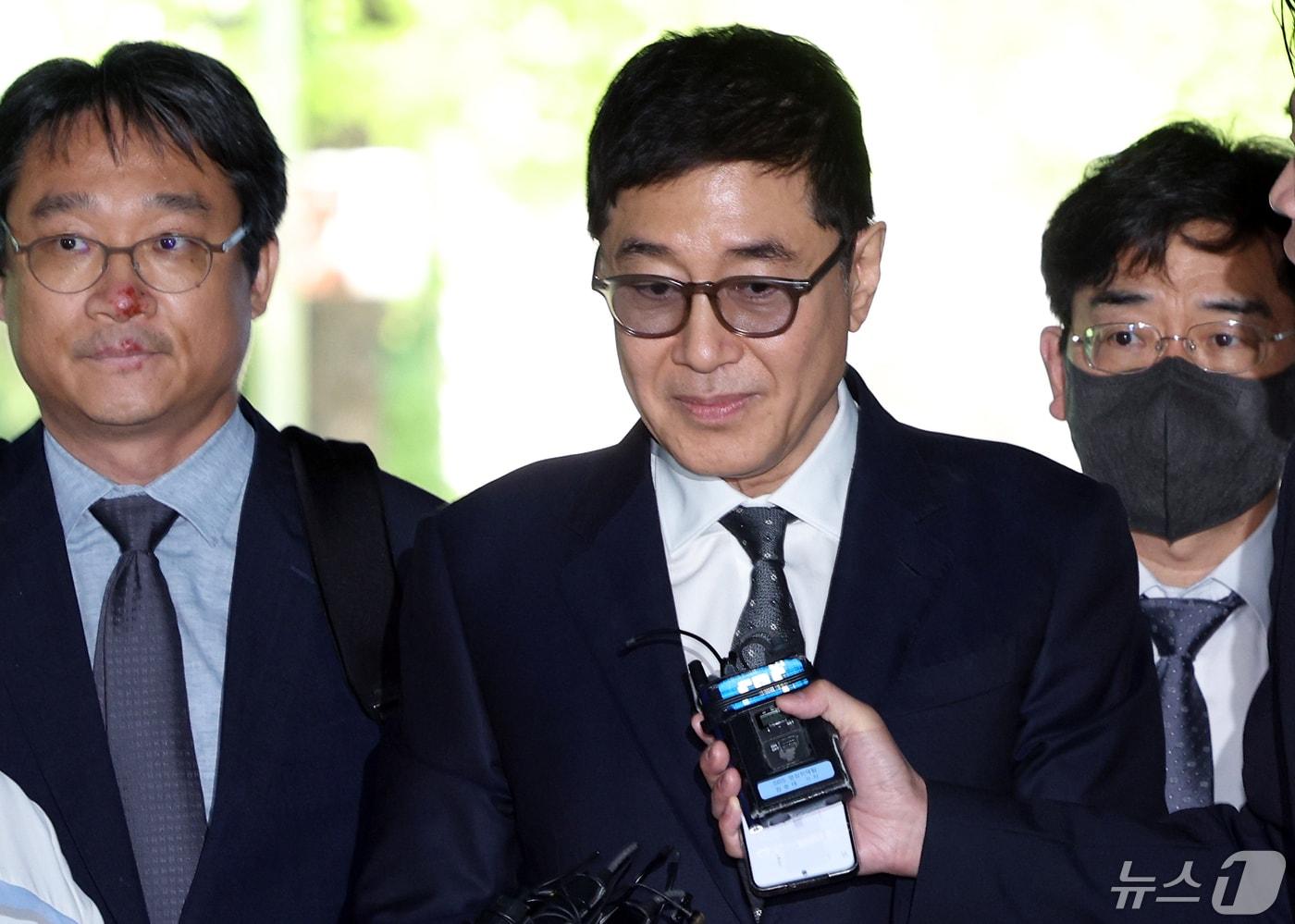 횡령·배임 의혹을 받는 이호진 전 태광그룹 회장. 2024.5.16/뉴스1 ⓒ News1 박정호 기자