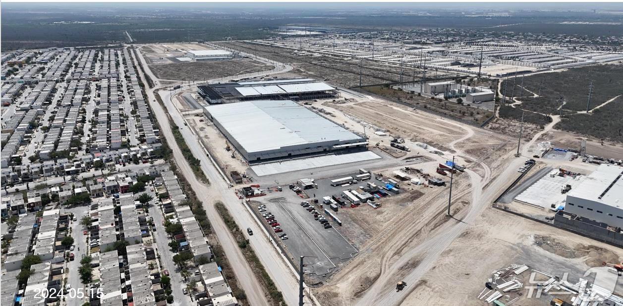 본문 이미지 - DH오토웨어 멕시코법인 공장 신축 현장 모습.(DH오토웨어 제공)2024.5.16/뉴스1