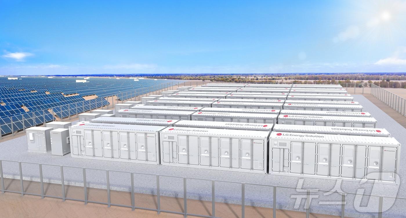 LG에너지솔루션 전력망 컨테이너 제품&#40;LG에너지솔루션&#41; ⓒ News1