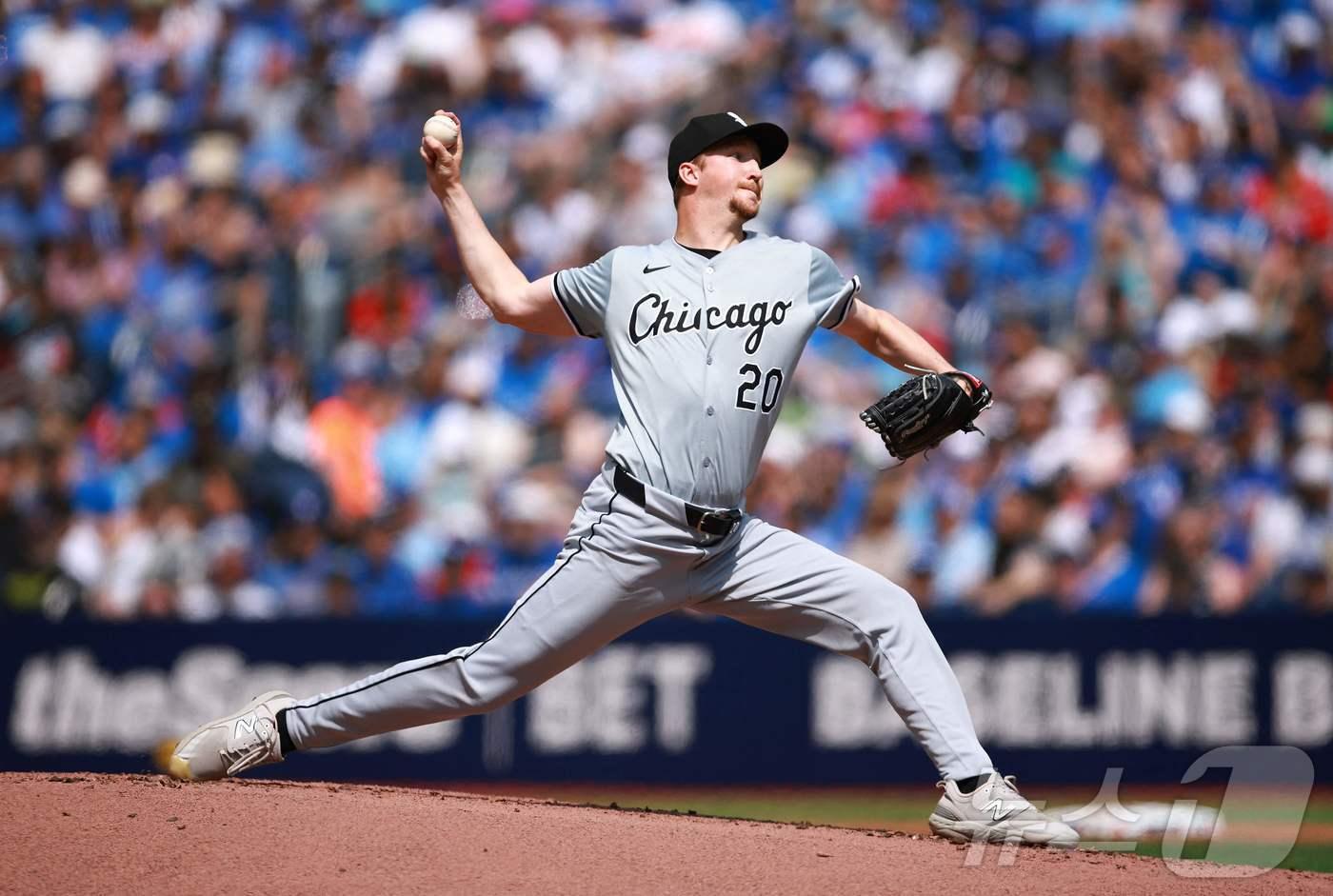 시카고 화이트삭스 소속 에릭 페디가 토론토 블루제이스전에 선발로 나섰으나 패전을 떠안았다. ⓒ AFP=뉴스1