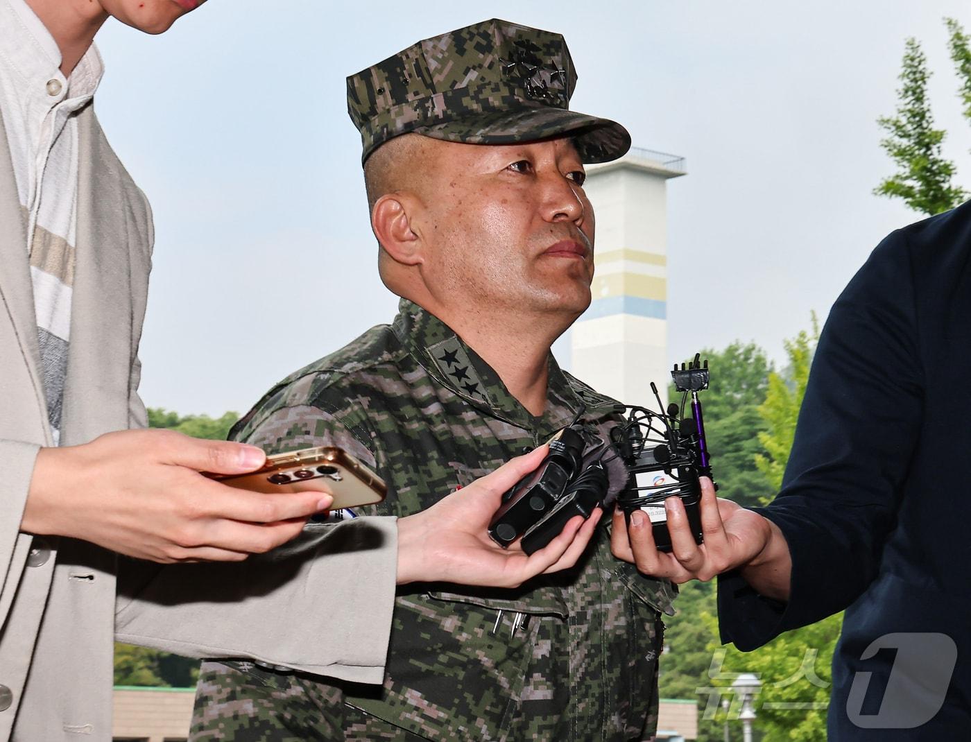 본문 이미지 - 김계환 해병대 사령관. 2024.5.21/뉴스1 ⓒ News1 김도우 기자