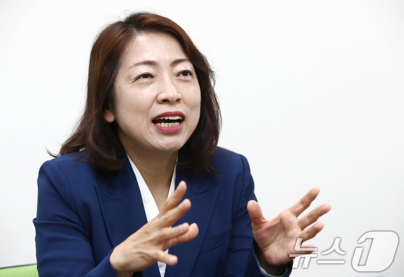 본문 이미지 - 황정아 더불어민주당 당선인(대전 유성구을)이 21일 서울 여의도 국회에서 뉴스1과 인터뷰를 하고 있다. 2024.5.21/뉴스1 ⓒ News1 이광호 기자