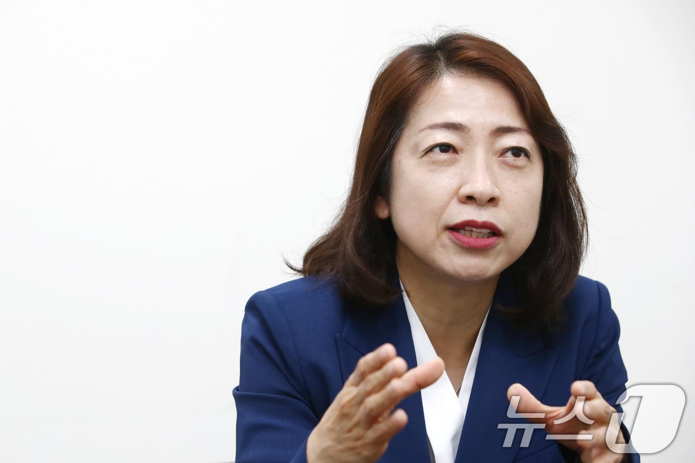 황정아 더불어민주당 당선인(대전 유성구을)이 21일 서울 여의도 국회에서 뉴스1과 인터뷰를 하고 있다. 2024.5.21/뉴스1 ⓒ News1 이광호 기자