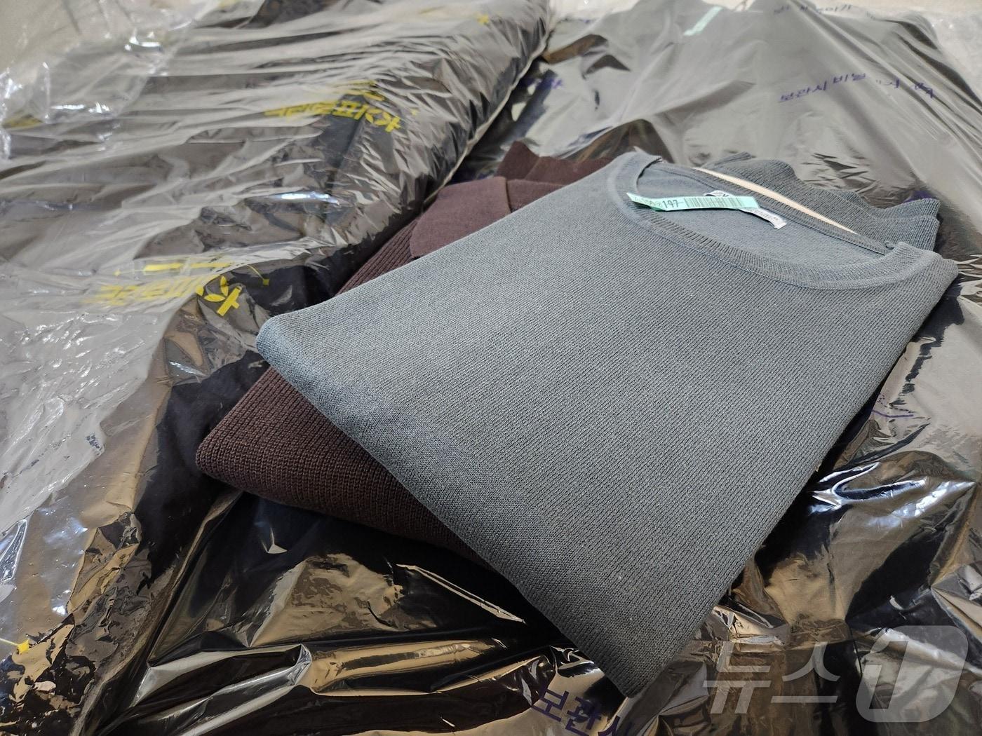 본문 이미지 - 크린토피아 수거·배달 서비스 이용 후 배달이 완료된 의류 ⓒ News1 이정후 기자