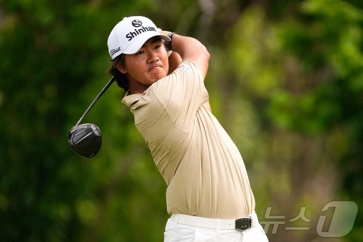 본문 이미지 - 미국프로골프(PGA) 투어의 김성현.ⓒ AFP=뉴스1