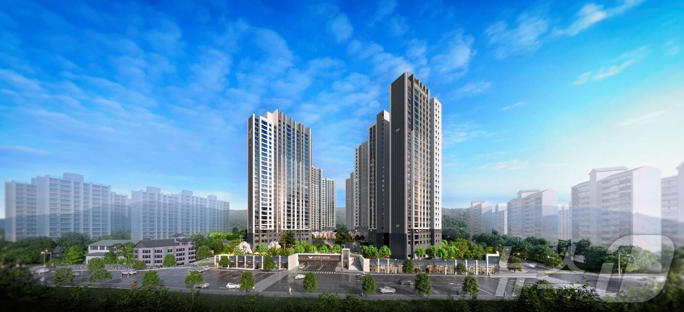  김해 구산 롯데캐슬 시그니쳐 조감도(롯데건설 제공)