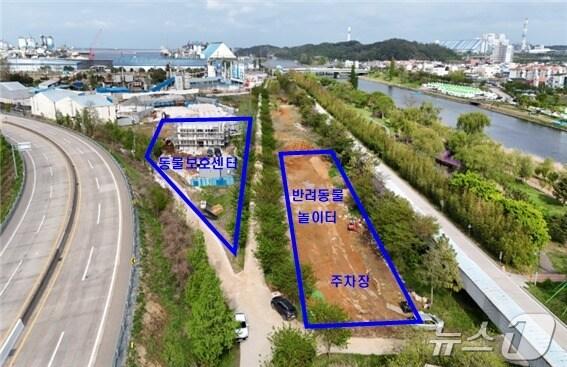 본문 이미지 - 동해시 반려동물 놀이터 부지.(동해시 제공) 2024.5.24/뉴스1