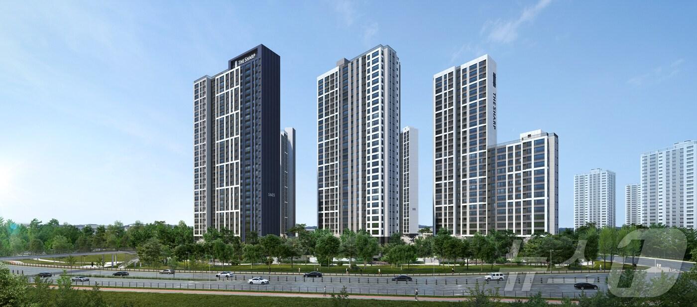 포스코이앤씨는 전북특별자치도 전주시 '에코시티 더샵 4차' 분양을 시작한다고 24일 밝혔다.투시도 (분양사 제공)2024.5.24/뉴스1