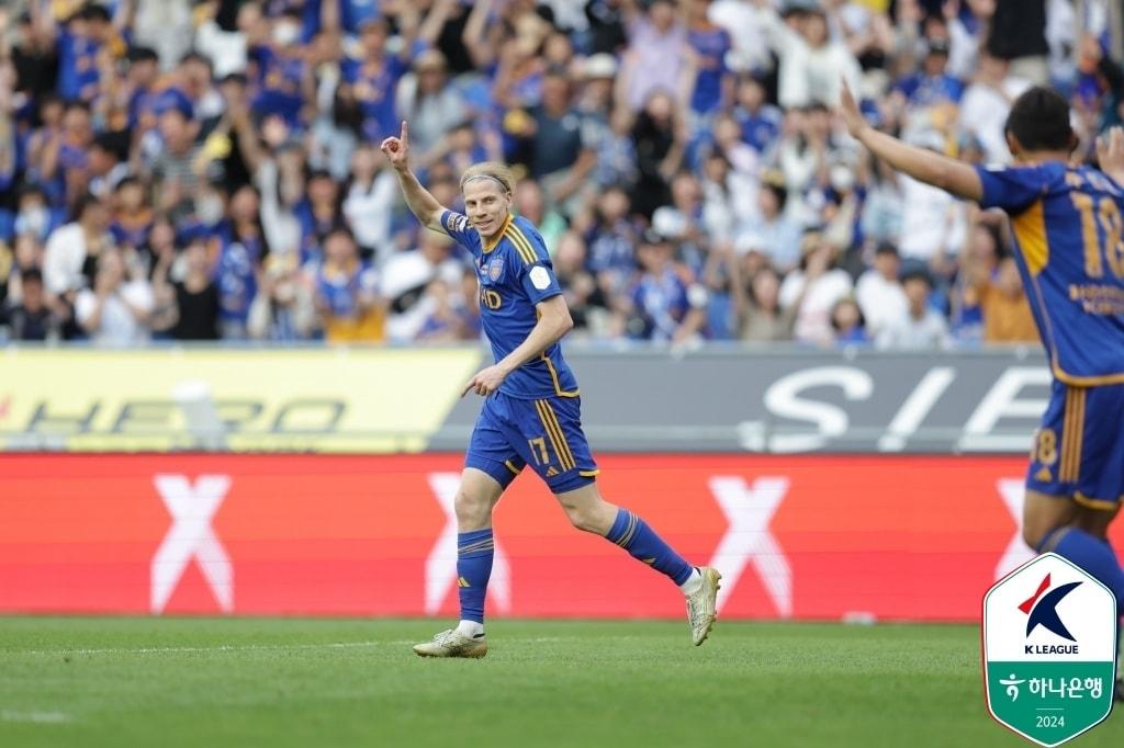 본문 이미지 - 울산 루빅손 &#40;한국프로축구연맹 제공&#41;