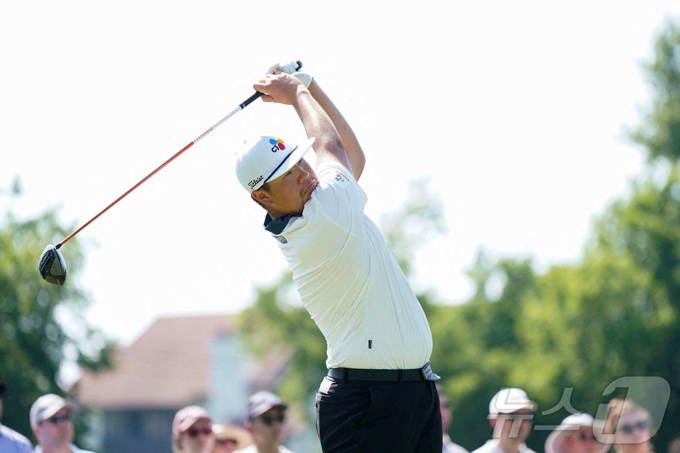 임성재가 PGA투어 찰스 슈왑 챌린지에서 시즌 세 번째 톱10을 기록했다. ⓒ AFP=뉴스1