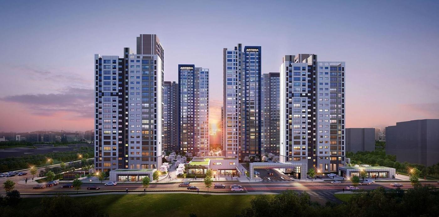 본문 이미지 - '고양 장항 아테라' 투시도(금호건설).