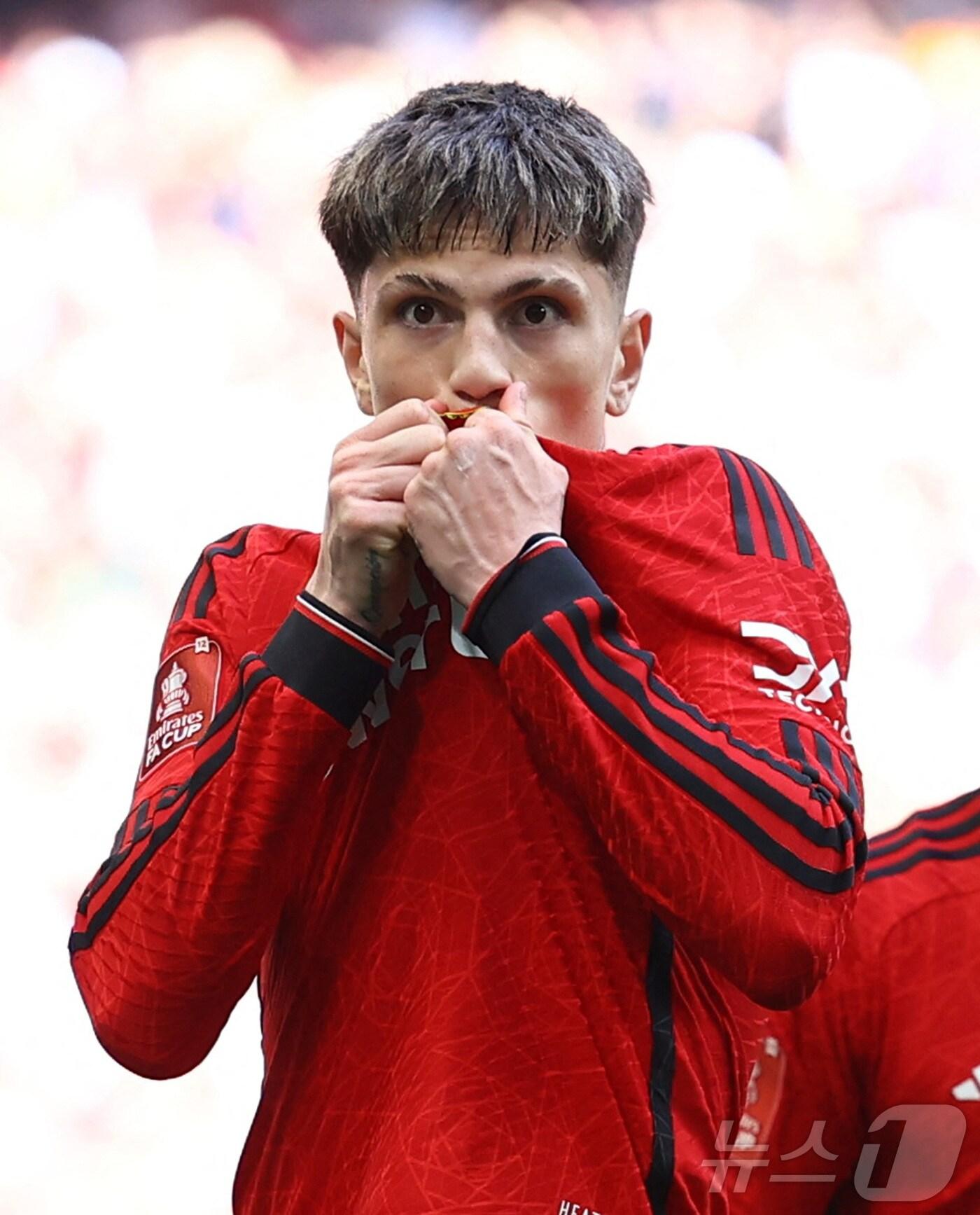 본문 이미지 - 맨유의 가르나초ⓒ 로이터=뉴스1