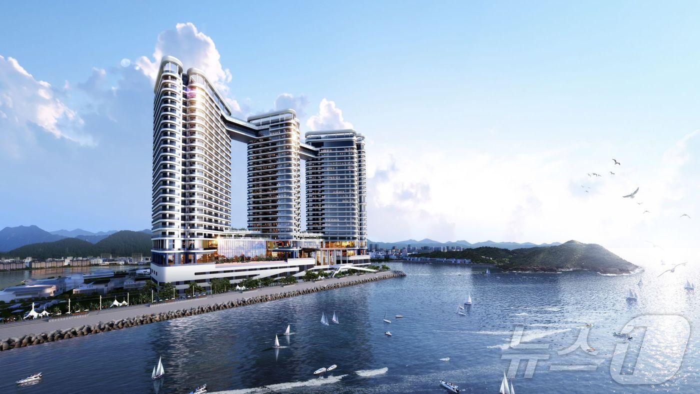 6월 1일 오픈하는 카시아 속초. 674개의 모든 객실에서 오션뷰를 감상할 수 있다.(카시아 속초 제공) 2024.5.28/뉴스1