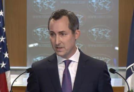 본문 이미지 - 매슈 밀러 국무부 대변인. 사진은 유튜브 화면 캡처.