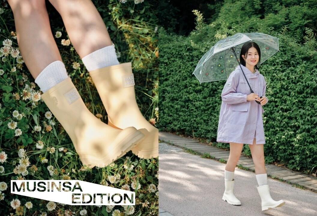 본문 이미지 - 29일 무신사에 따르면 최근 레인부츠, 레인 샌들 판매량이 늘고 있다.(무신사제공)