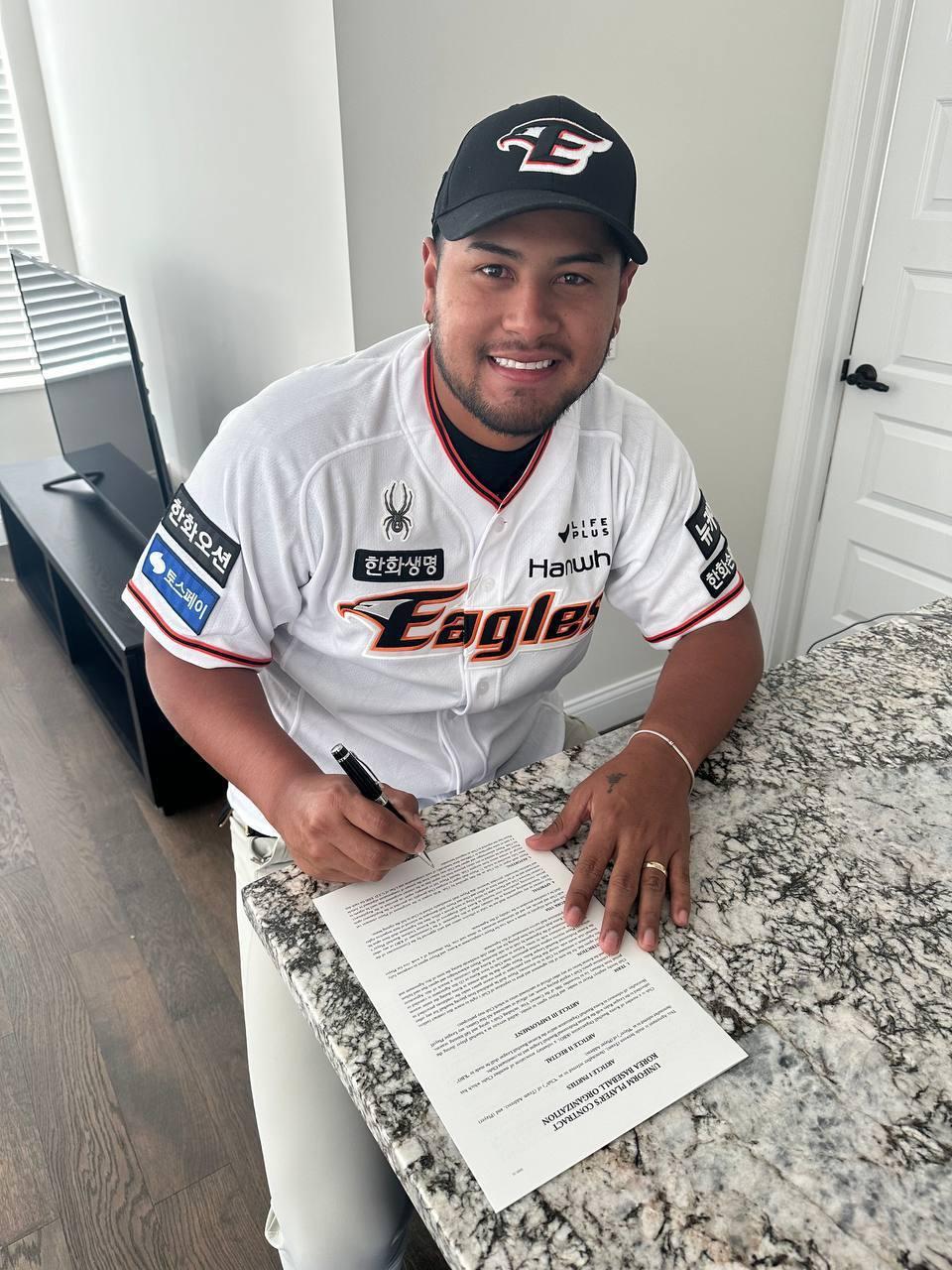 본문 이미지 - 프로야구 한화 이글스가 파나마 출신 우완투수 하이메 바리아와 계약했다.(한화 이글스 제공)