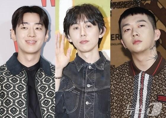 본문 이미지 - (왼쪽부터) 그레이, 코드 쿤스트, 우원재 ⓒ 뉴스1 DB