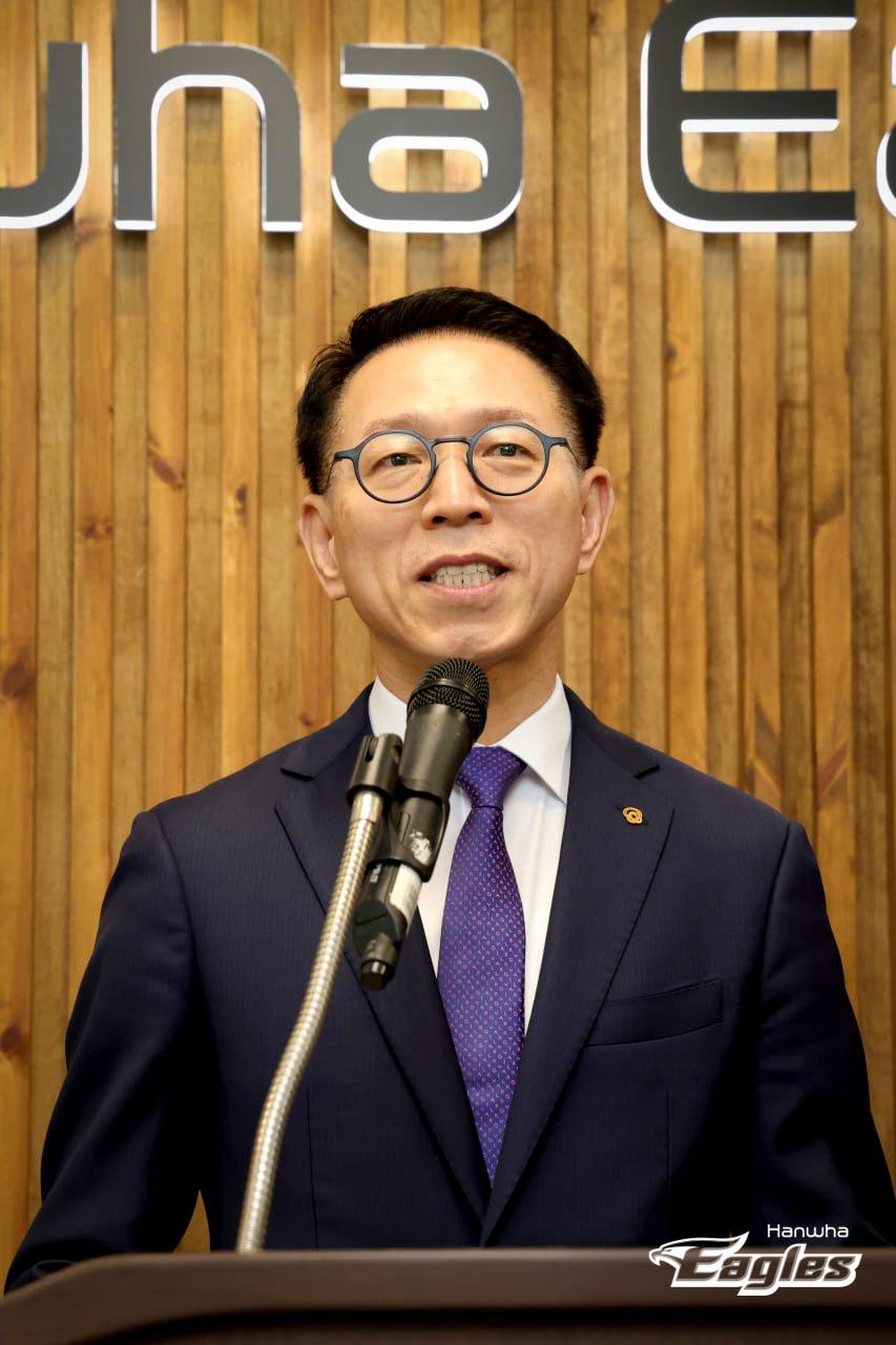 본문 이미지 - 박종태 한화 이글스 신임 대표 이사.(한화 이글스 제공)