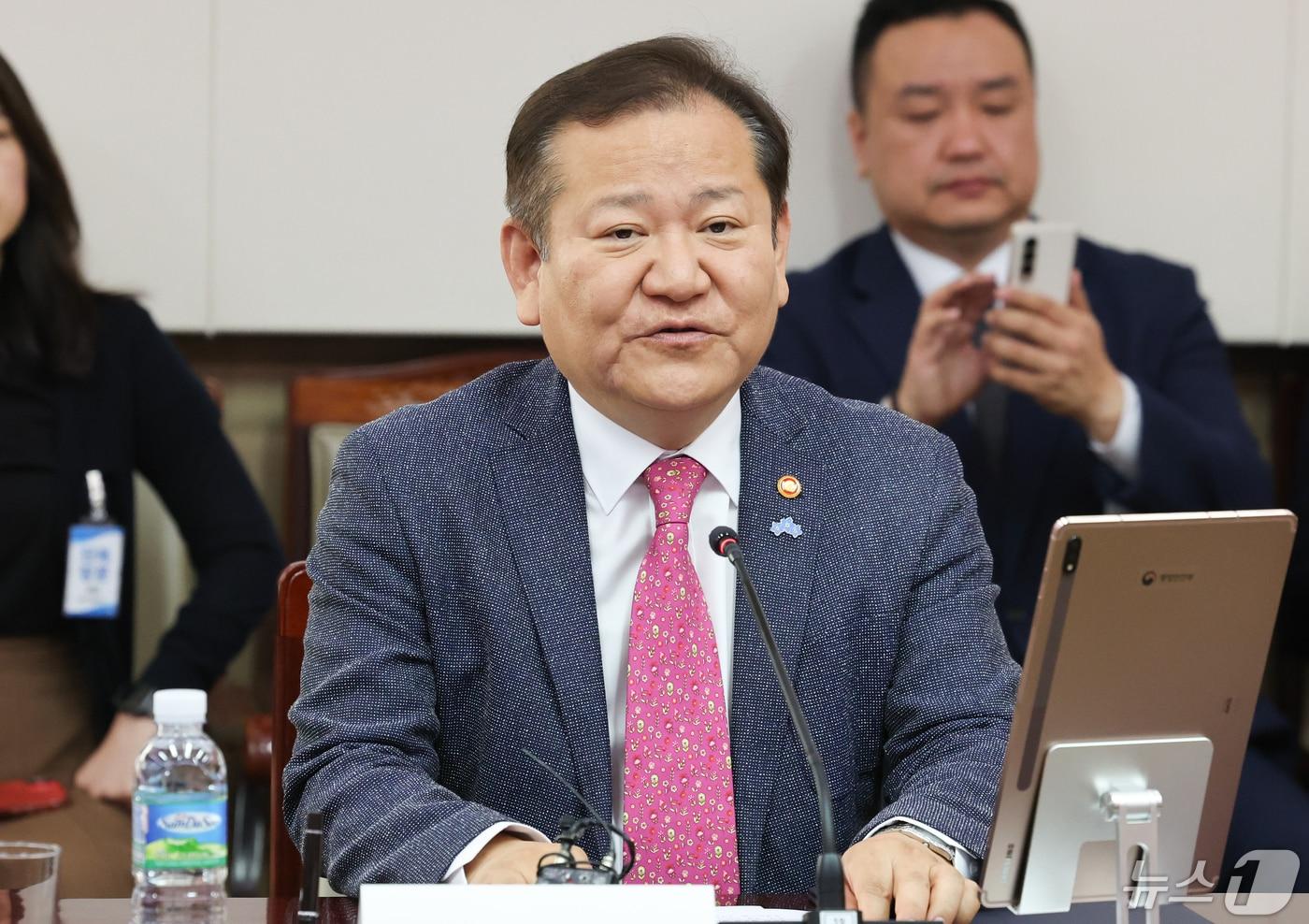 본문 이미지 - 이상민 안전행정부 장관. ⓒ News1 허경 기자