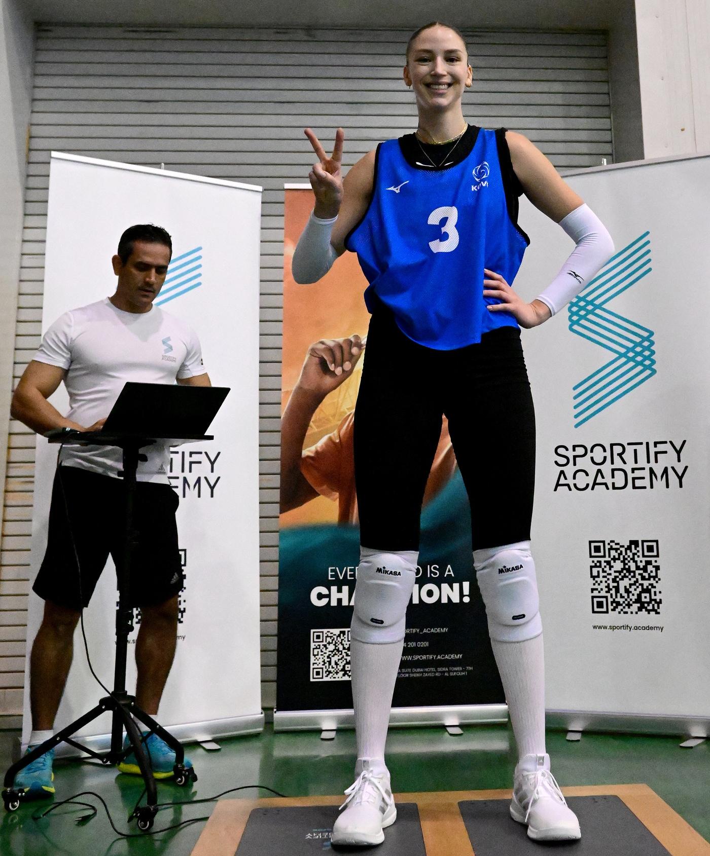 본문 이미지 - 전체 1순위로 페퍼저축은행에 입단한 자비치 (한국배구연맹 제공)